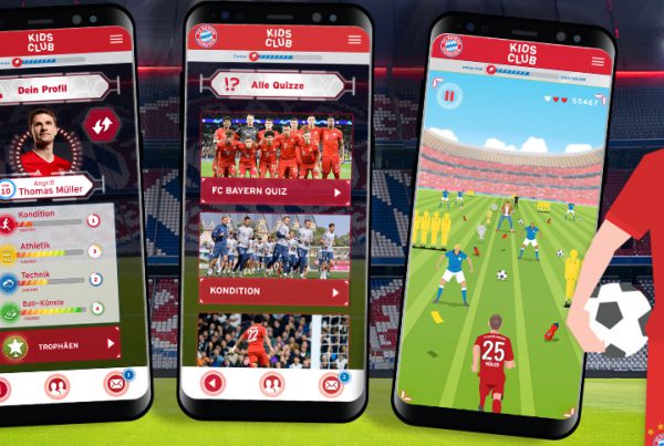 Die FC Bayern München Kids Club App von eoa
